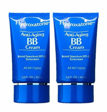 New Hydroxatone Anti-aging BB Cream Universal Shade for All Skin Types SPF 40 2 pack