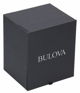 Bulova Black  96D142  Dial Diamond Accent Men's Watch