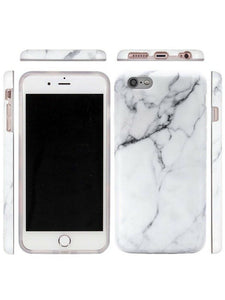 IPhone case 6/6S White Marbel Surface MATTE Finish,