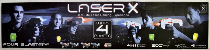 Laser X Micro Blasters Real Life Gaming Experience 4-Player Set