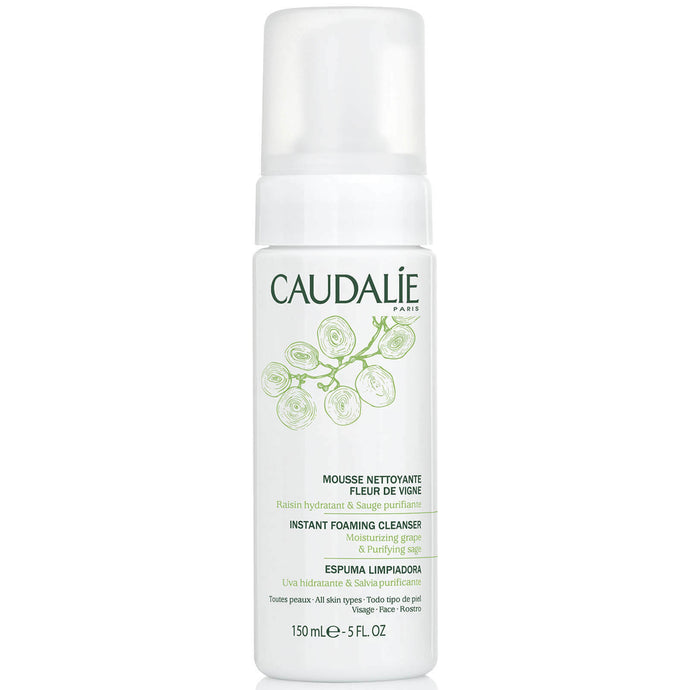 New CAUDALIE Instant Foaming Cleanser Fleur De Vigne 150ml