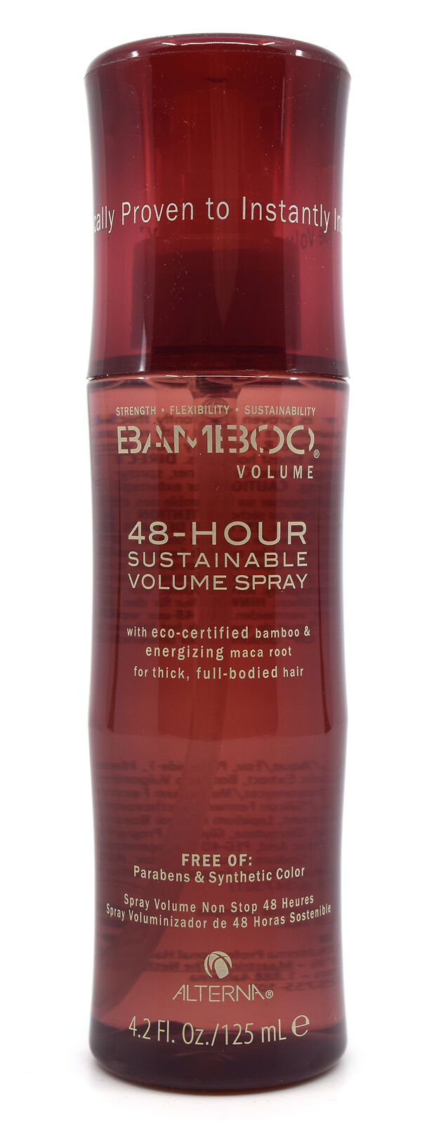 New Alterna Bamboo Volume 48-Hour Sustainable Volume Spray 4.2 Fl Oz authentic