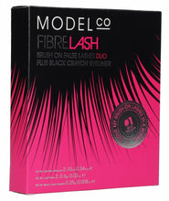 Load image into Gallery viewer, ModelCo FIBRE LASH Brush on False Lashes 2-pack &amp; 2 Brush-On Fibre new free shipping