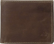 Load image into Gallery viewer, Timberland Men&#39;s Leather Pass case Wallet (brown)