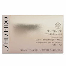 Load image into Gallery viewer, SHISEIDO BENEFIANCE WRINKLE-RESIST 24 PURE RETINOL EXPRESS SMOOTHING EYE MASK new authentic