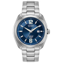 Load image into Gallery viewer, Citizen Eco-Drive BM7080-54L Men&#39;s 42mm Blue Dial Titanium Watch