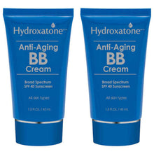 Load image into Gallery viewer, Hydroxatone Anti-aging BB Cream Universal Shade for All Skin Types SPF 40 2 pack