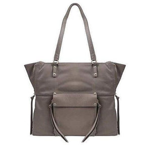 AUTHENTIC KOOBA Genuine Leather Tote Large Women's Handbag Shoulder Purse Taupe