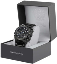 Load image into Gallery viewer, Vince Camuto Men&#39;s VC/1065BKBK Multi-Function Dial Black Bracelet Watch