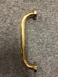 Traditional 16-Inch Grab Bar, Vibrant  Gold Finish one inch